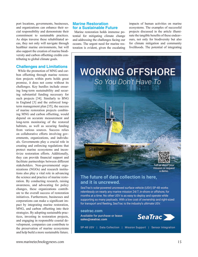 Marine Technology Magazine, page 15,  Jul 2024