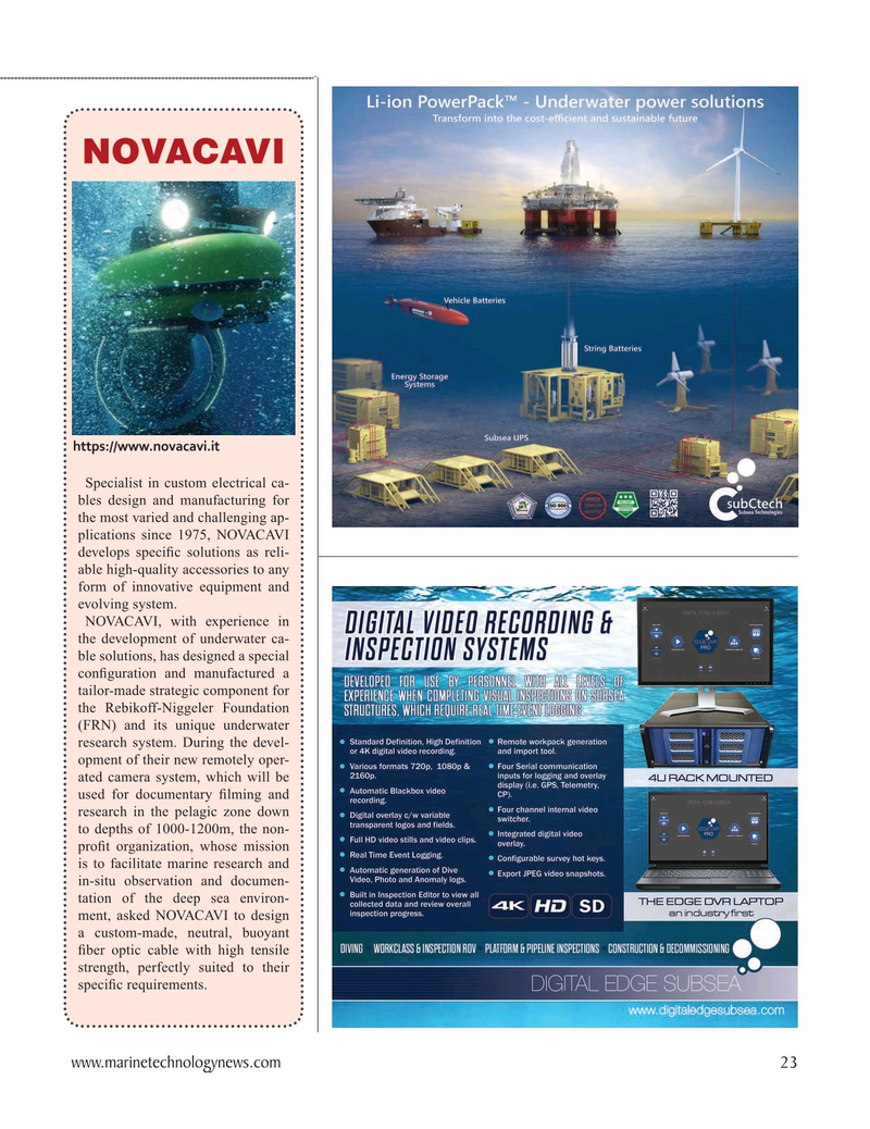 Marine Technology Magazine, page 23,  Sep 2024