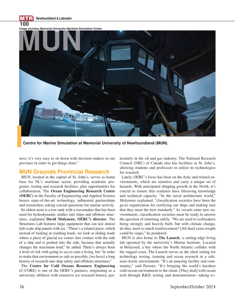 Marine Technology Magazine, page 36,  Sep 2024