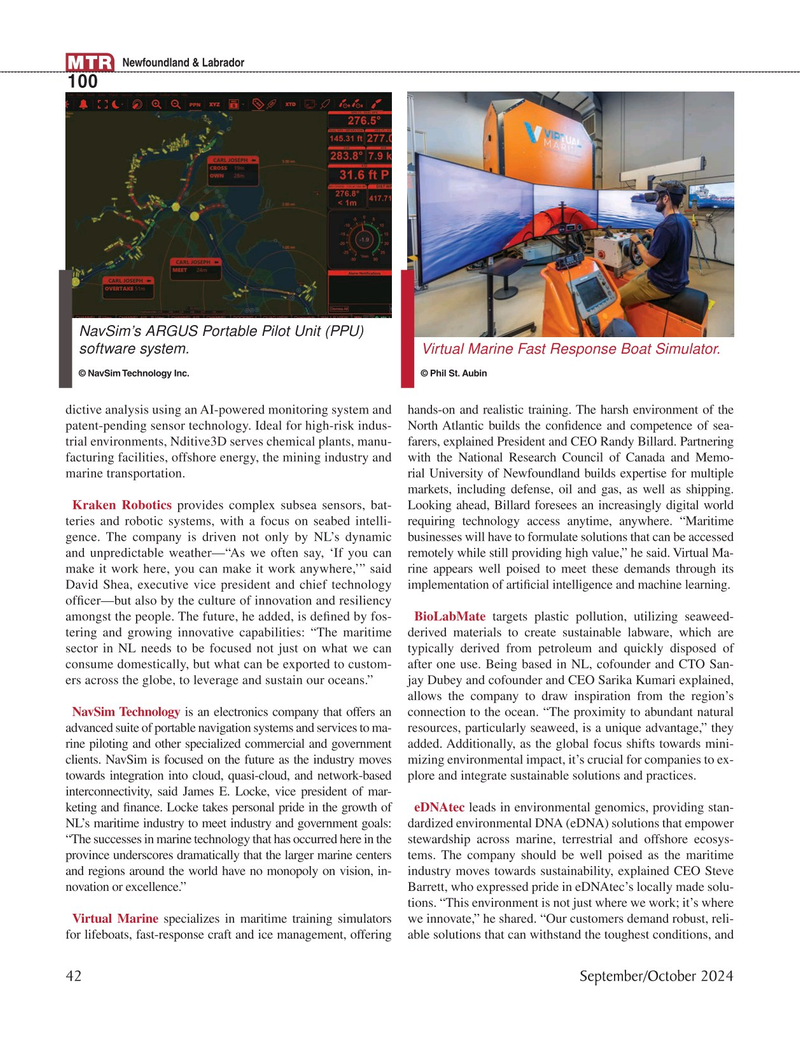 Marine Technology Magazine, page 42,  Sep 2024