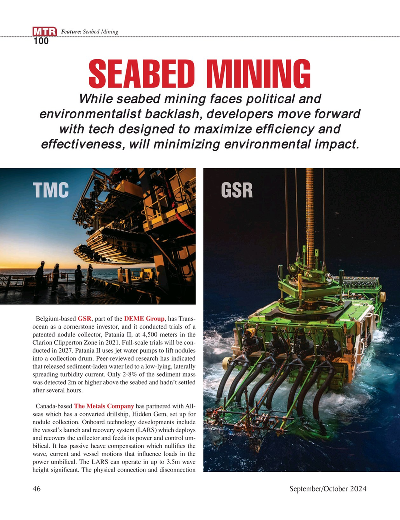 Marine Technology Magazine, page 46,  Sep 2024