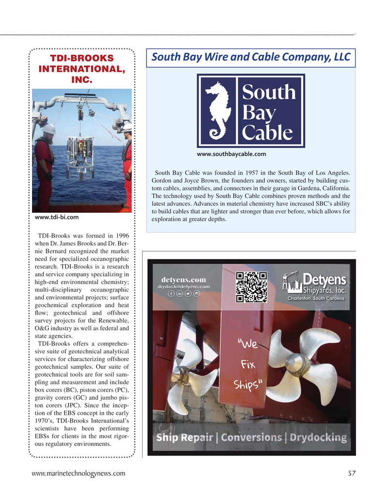 Marine Technology Magazine, page 57,  Sep 2024