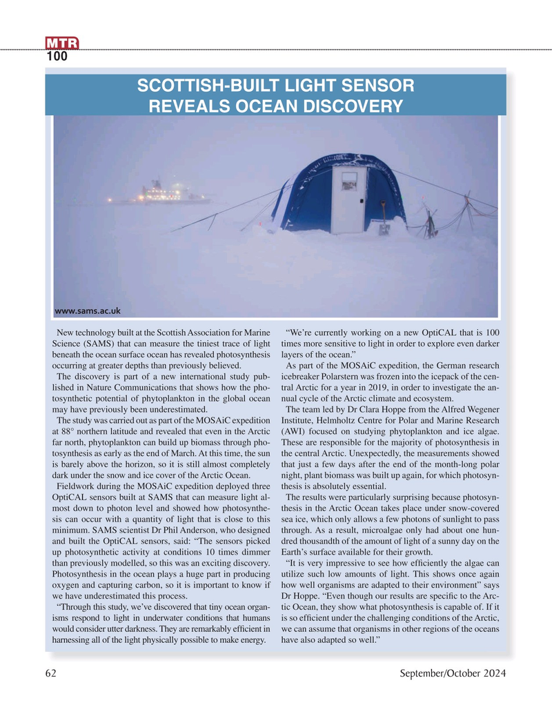 Marine Technology Magazine, page 62,  Sep 2024