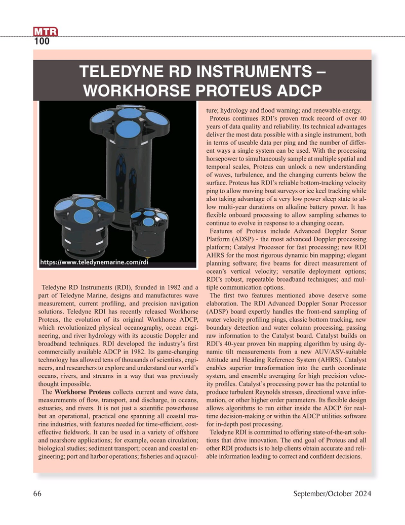 Marine Technology Magazine, page 66,  Sep 2024