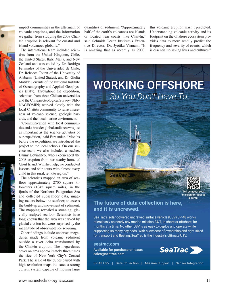 Marine Technology Magazine, page 11,  Nov 2024