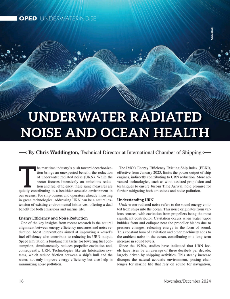 Marine Technology Magazine, page 16,  Nov 2024