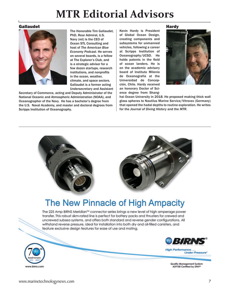 Marine Technology Magazine, page 7,  Nov 2024