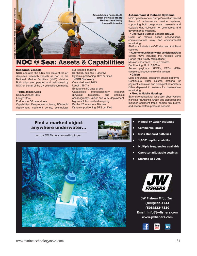 Marine Technology Magazine, page 31,  May 2025