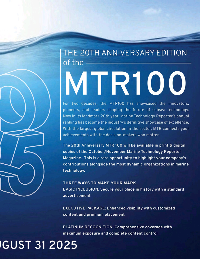 Marine Technology Magazine, page 41,  May 2025