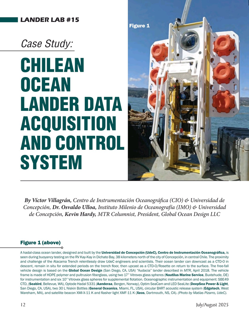 Marine Technology Magazine, page 12,  Jul 2025