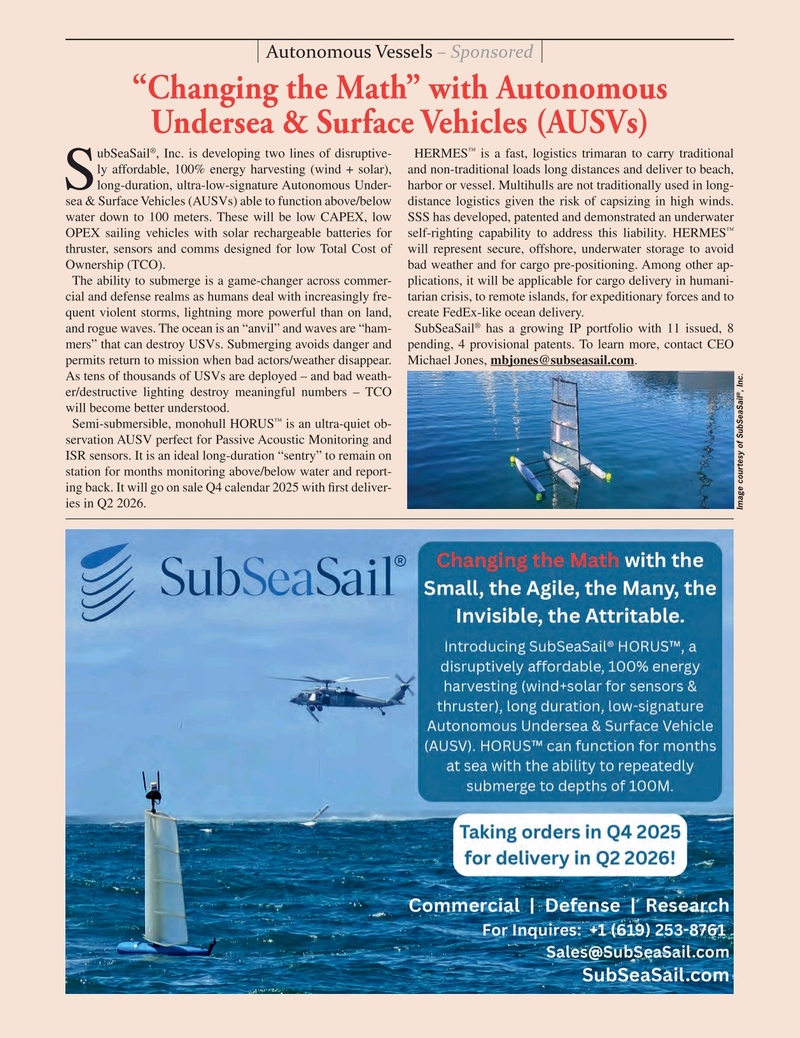 Marine Technology Magazine, page 27,  Sep 2025