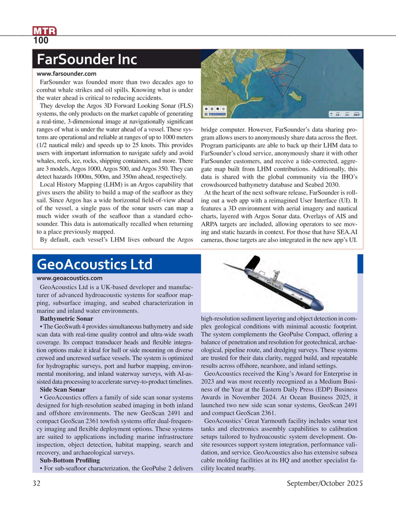 Marine Technology Magazine, page 32,  Sep 2025