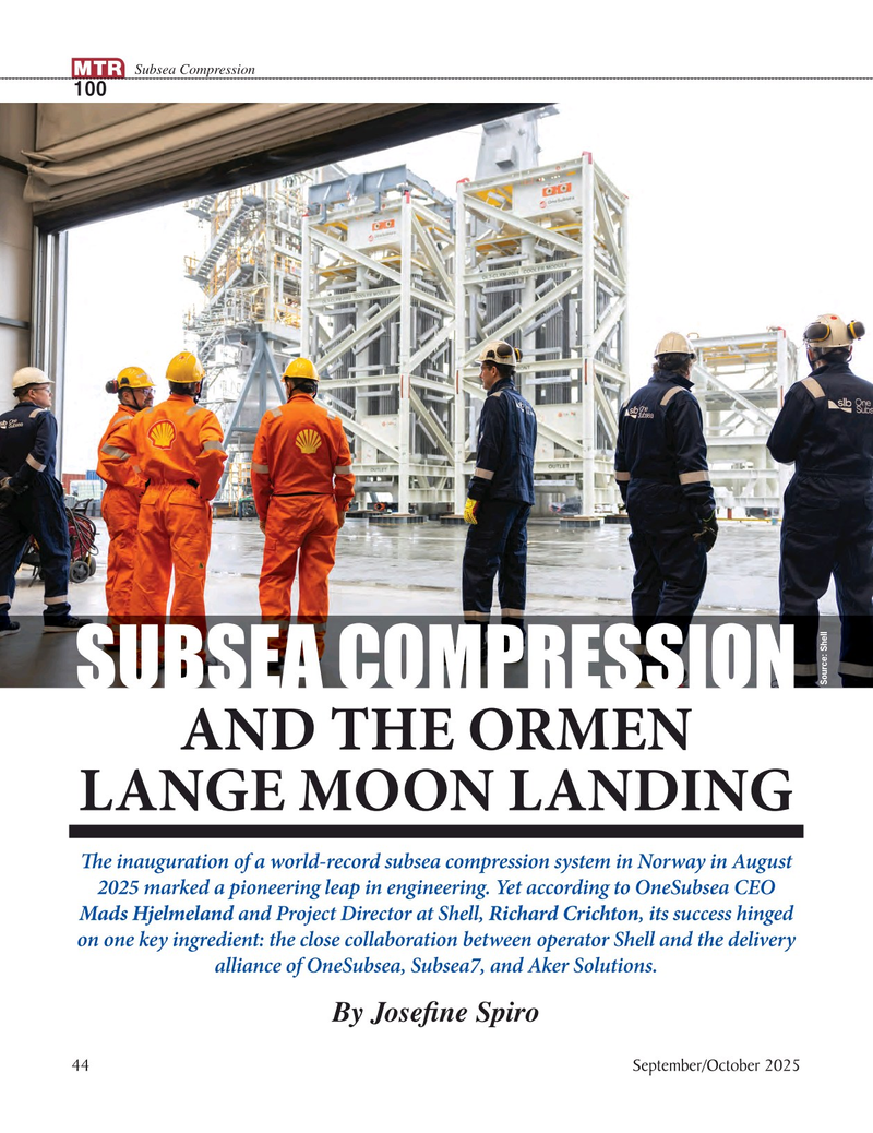 Marine Technology Magazine, page 44,  Sep 2025