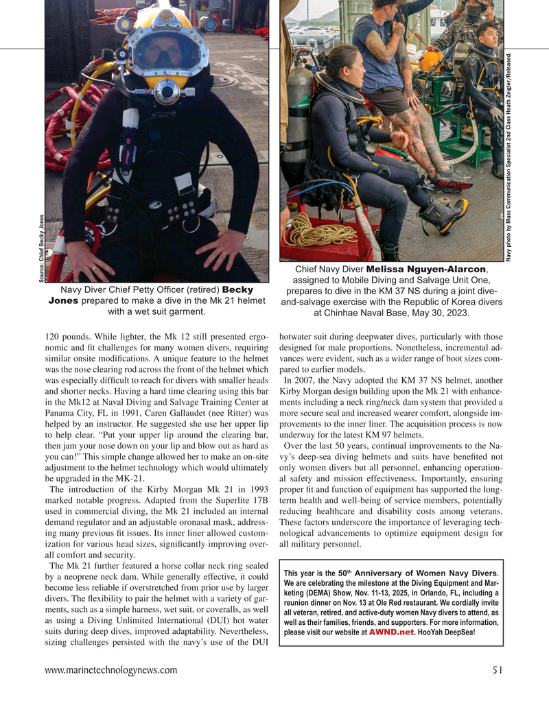 Marine Technology Magazine, page 51,  Sep 2025