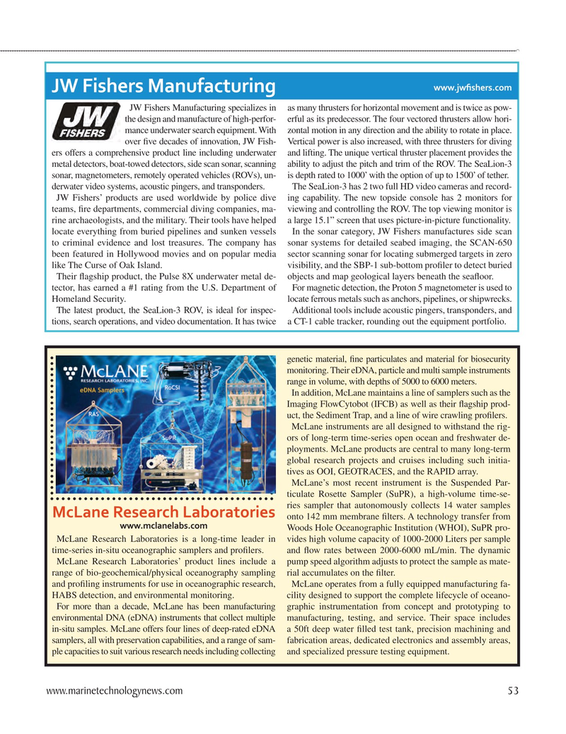 Marine Technology Magazine, page 53,  Sep 2025