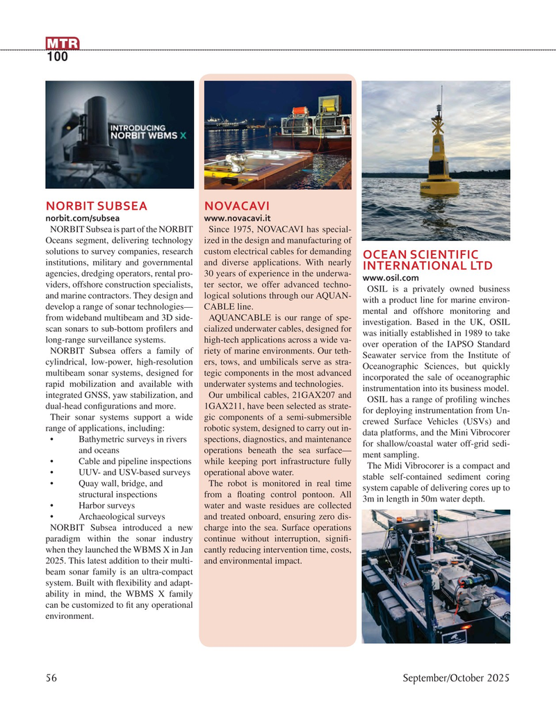 Marine Technology Magazine, page 56,  Sep 2025