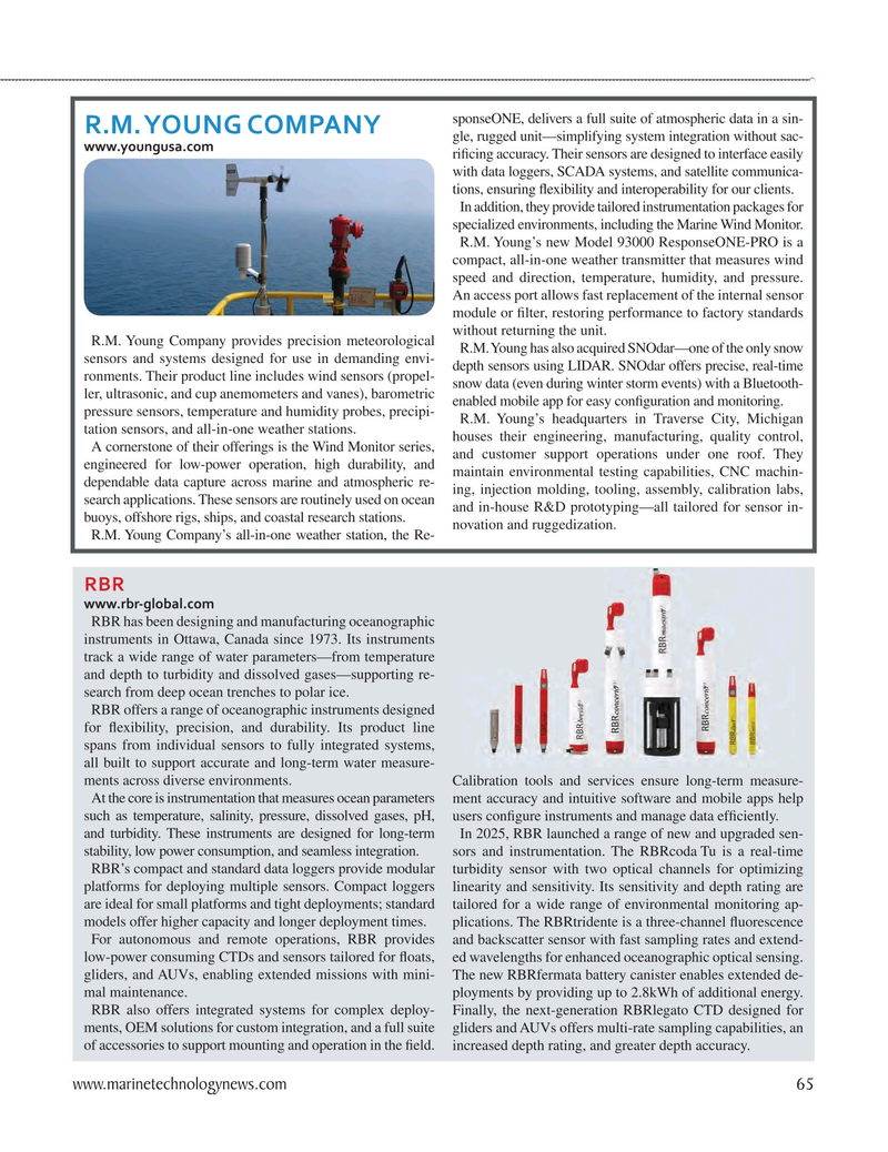 Marine Technology Magazine, page 65,  Sep 2025