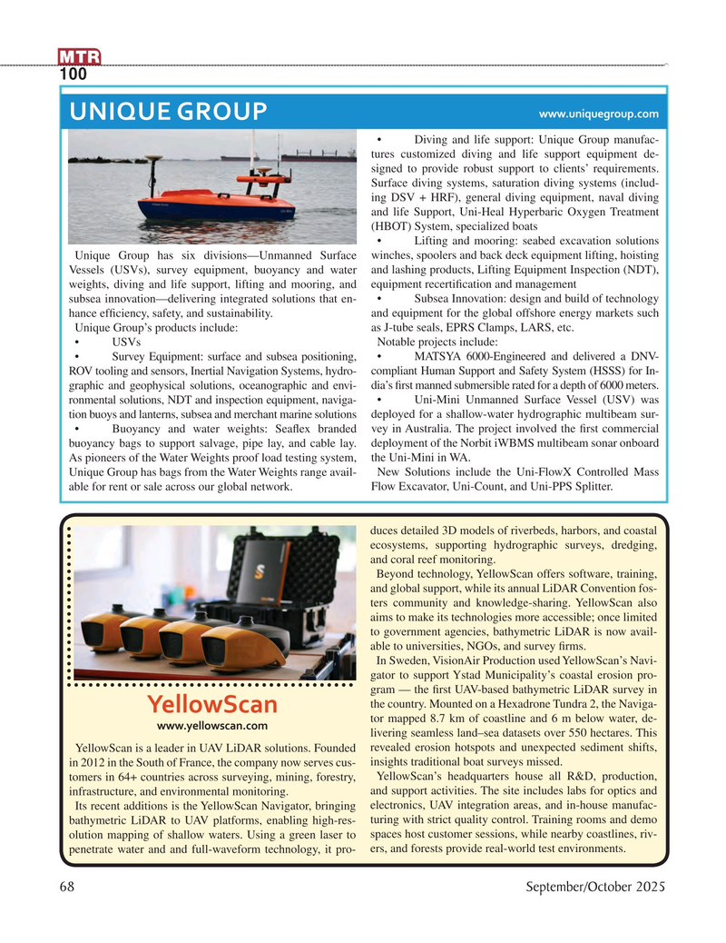 Marine Technology Magazine, page 68,  Sep 2025