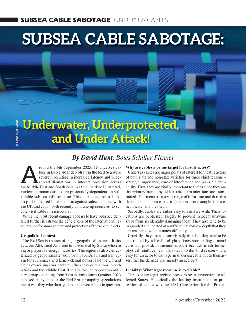 Marine Technology Magazine, page 12,  Nov 2025
