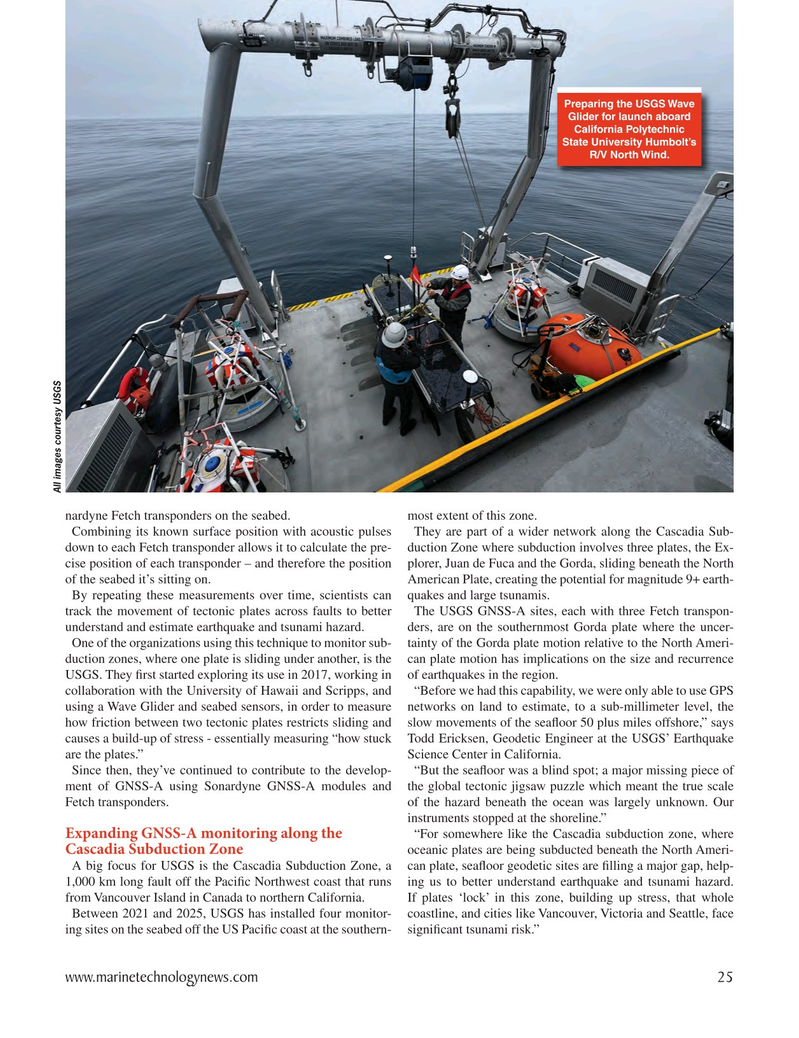 Marine Technology Magazine, page 25,  Jan 2026
