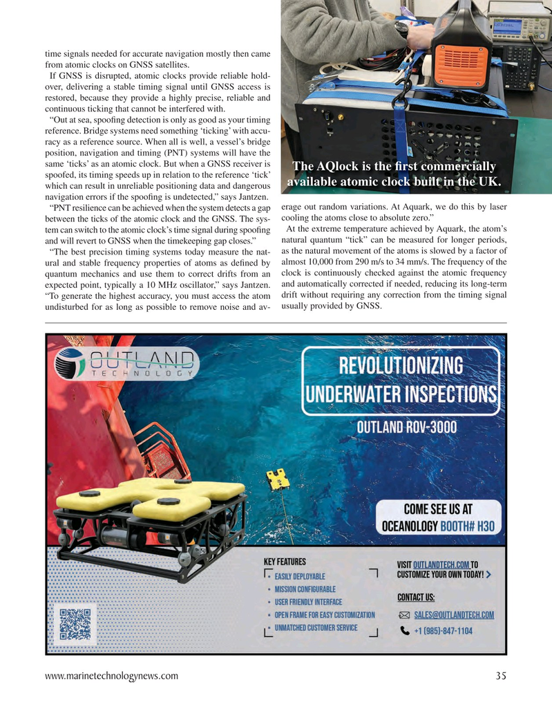 Marine Technology Magazine, page 35, Jan 2026