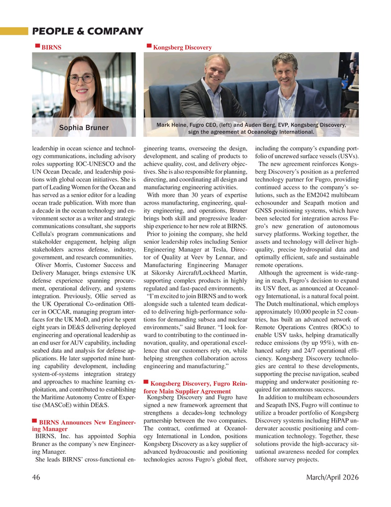 Marine Technology Magazine, page 46,  Mar 2026