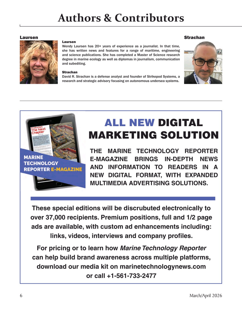Marine Technology Magazine, page 6,  Mar 2026