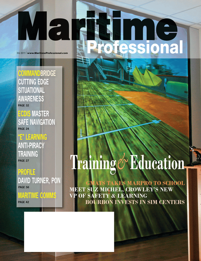 Maritime Logistics Professional Magazine Cover Q3 2011 - Maritime Security / Maritime Training & Education 