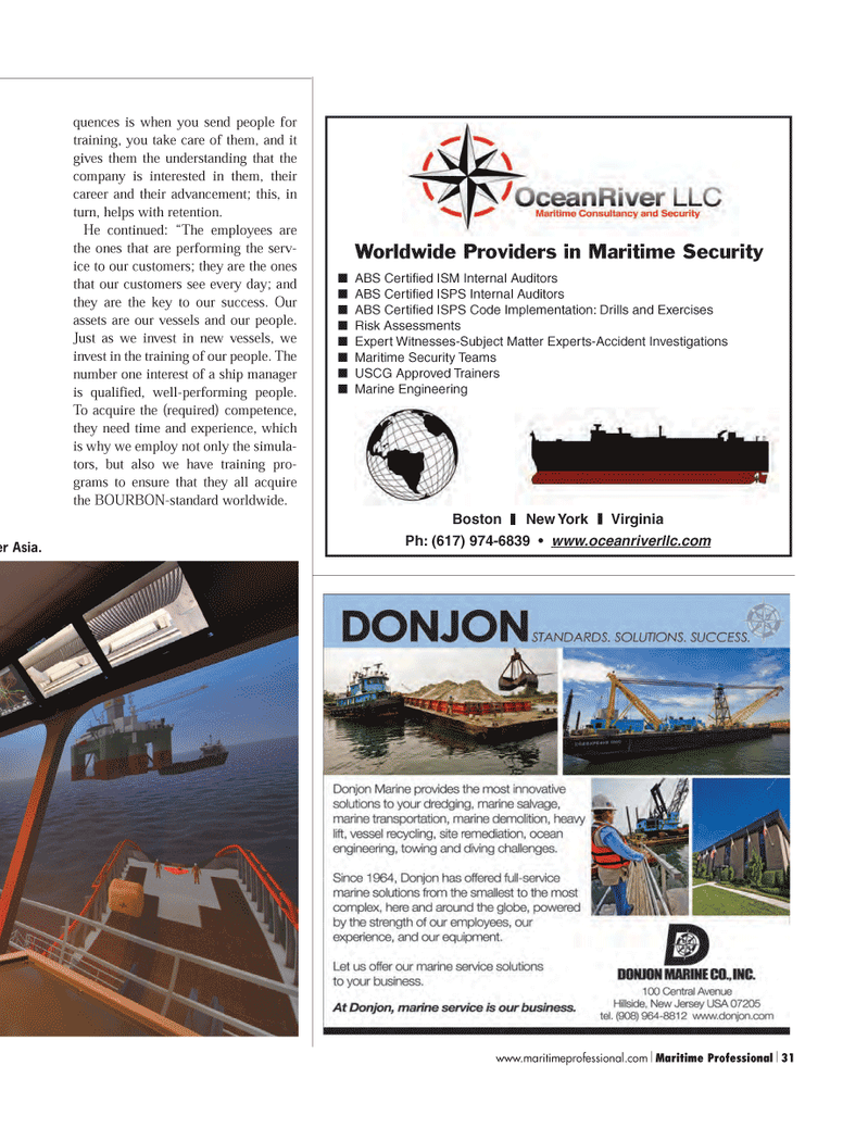Maritime Logistics Professional Magazine, page 31,  Q3 2011