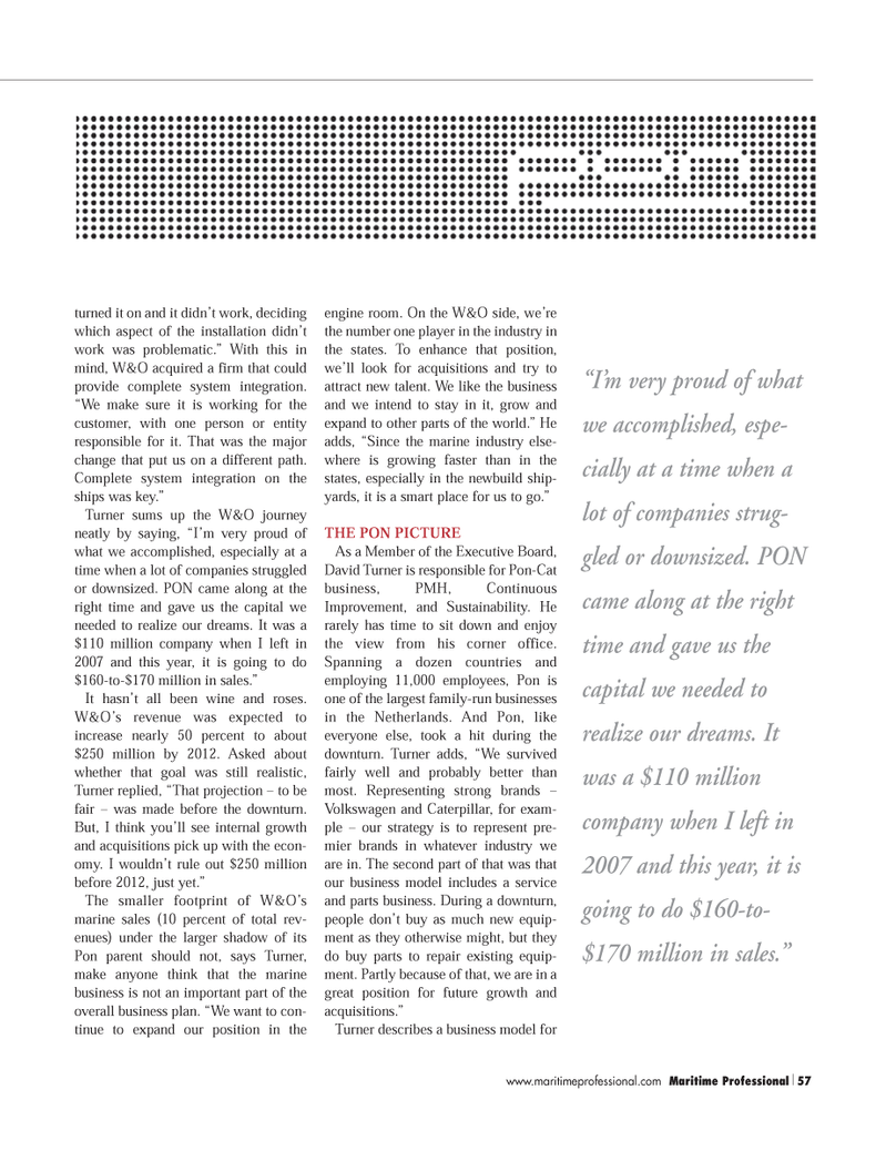 Maritime Logistics Professional Magazine, page 57,  Q3 2011