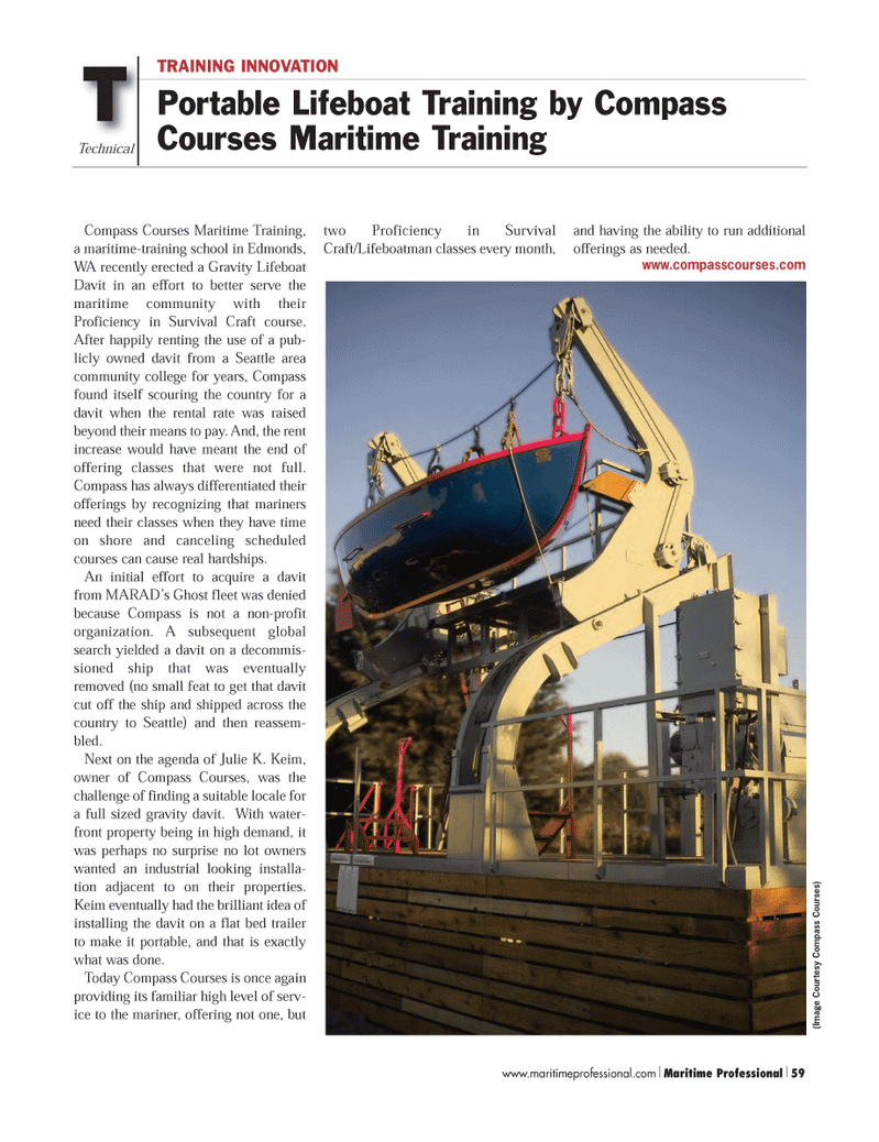 Maritime Logistics Professional Magazine, page 59,  Q3 2011