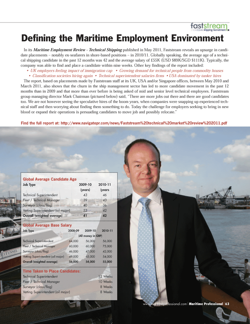 Maritime Logistics Professional Magazine, page 63,  Q3 2011