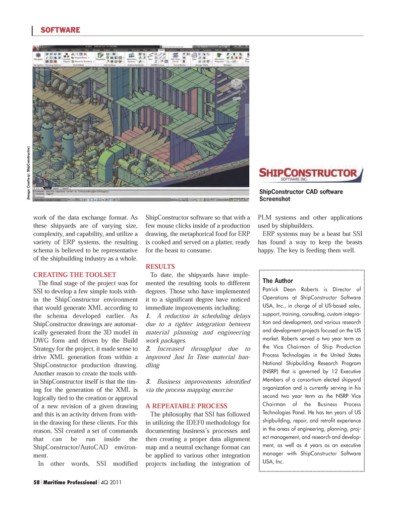 Maritime Logistics Professional Magazine, page 58,  Q4 2011