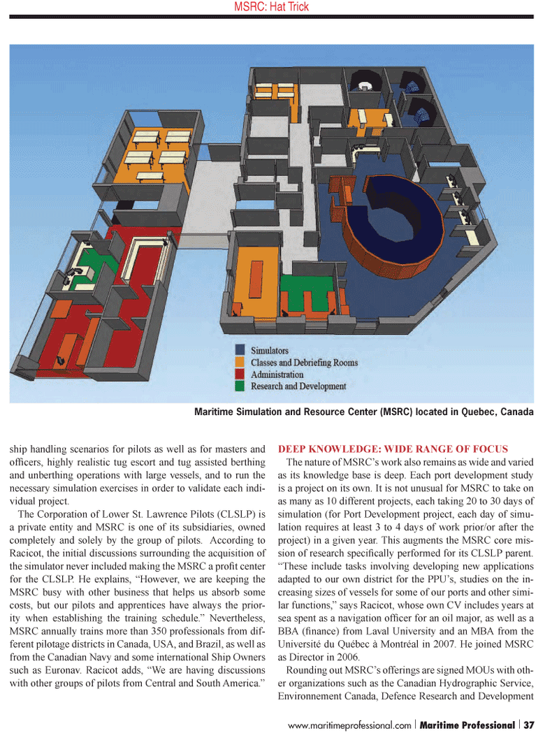Maritime Logistics Professional Magazine, page 37,  Q1 2012