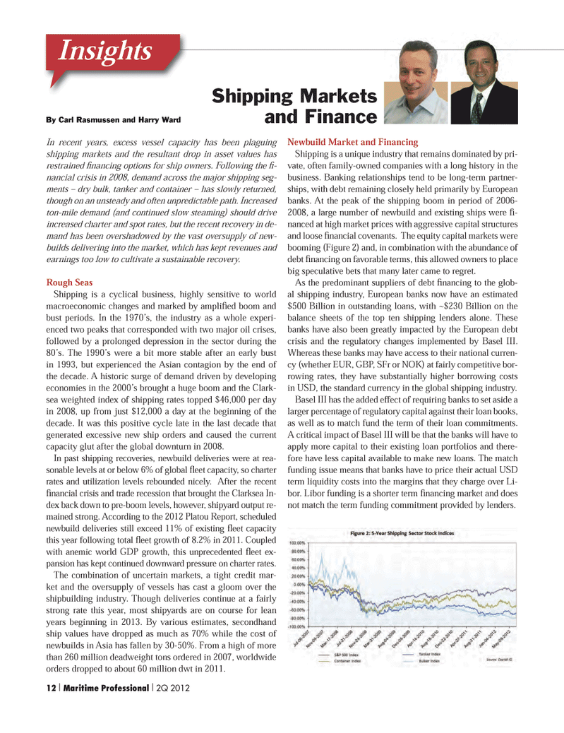Maritime Logistics Professional Magazine, page 12,  Q3 2012