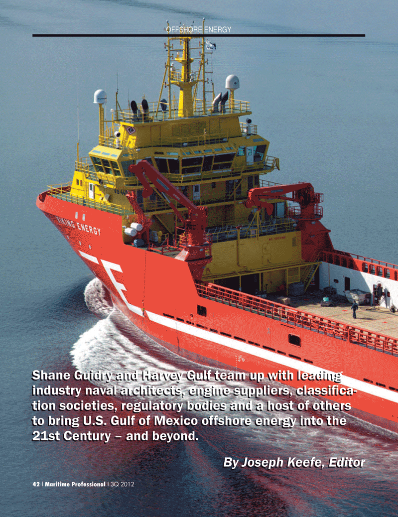 Maritime Logistics Professional Magazine, page 42,  Q3 2012