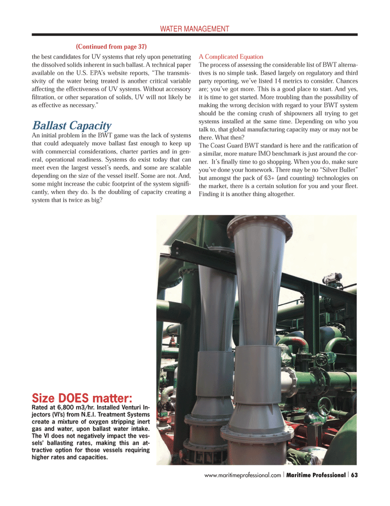 Maritime Logistics Professional Magazine, page 63,  Q3 2012
