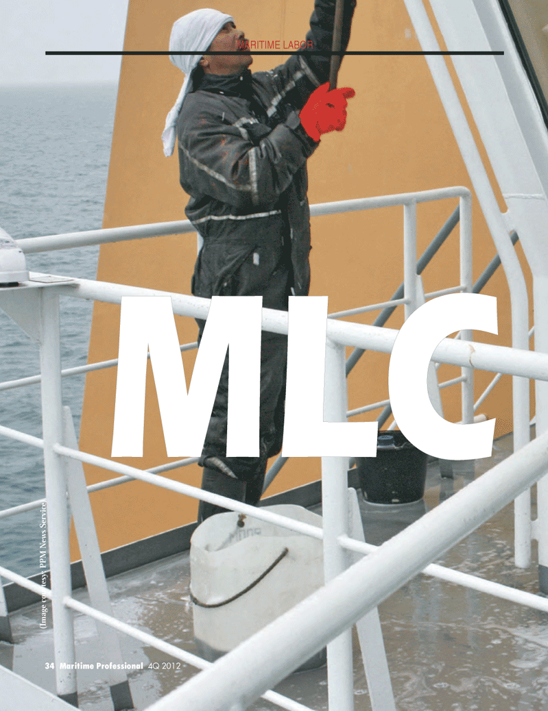 Maritime Logistics Professional Magazine, page 34,  Q4 2012