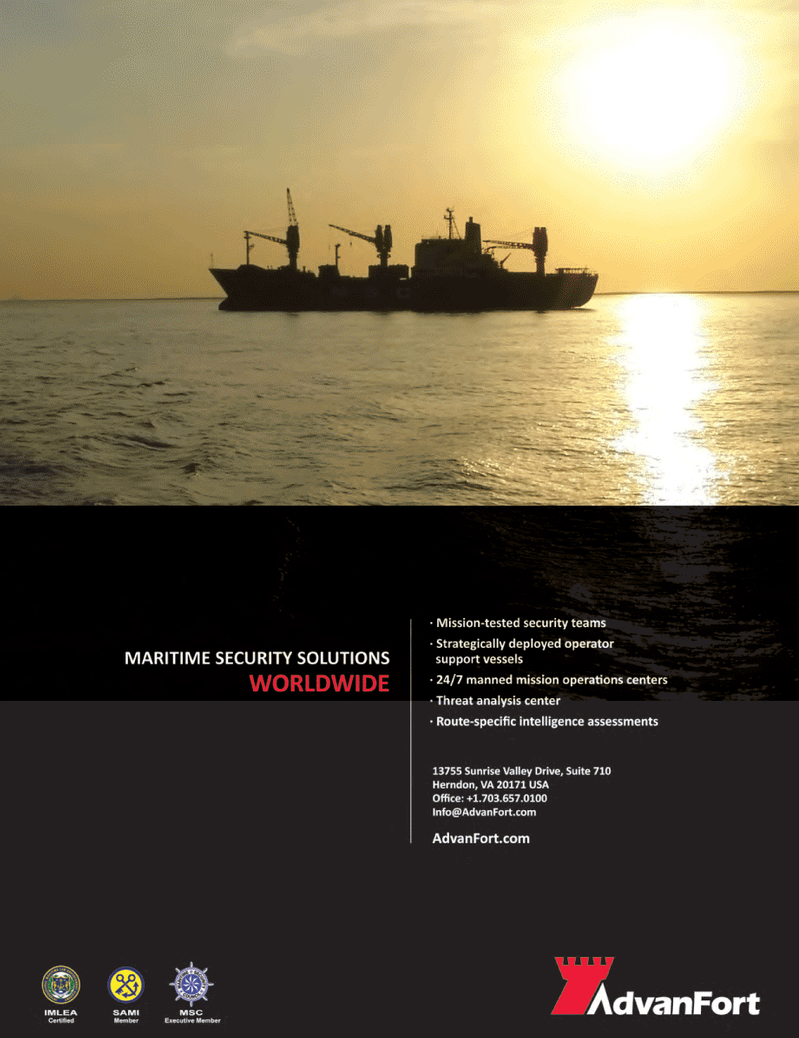 Maritime Logistics Professional Magazine, page 41,  Q4 2012