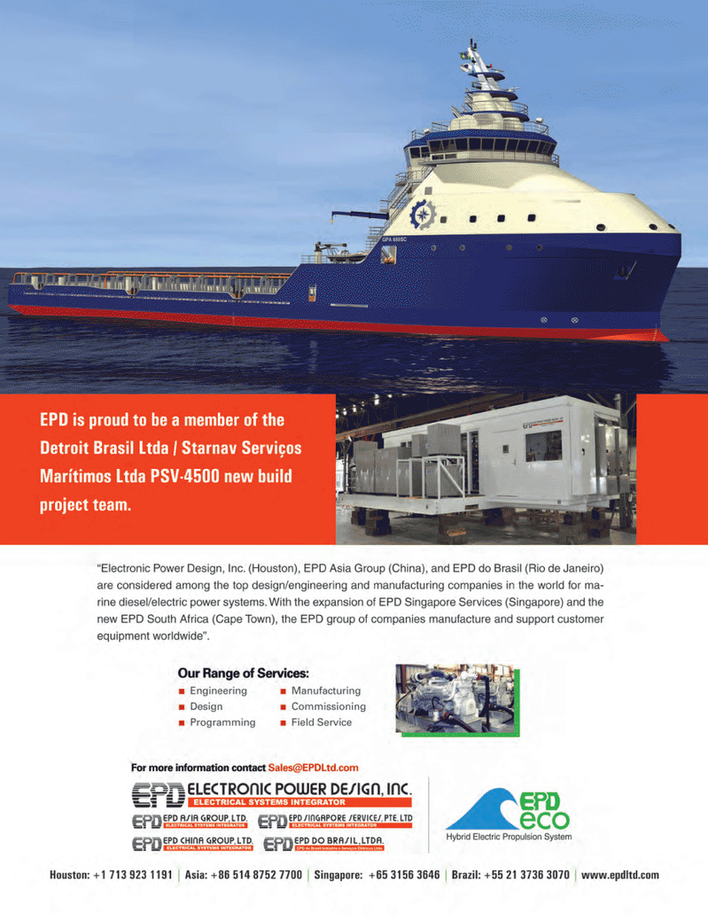 Maritime Logistics Professional Magazine, page 3rd Cover,  Q4 2012