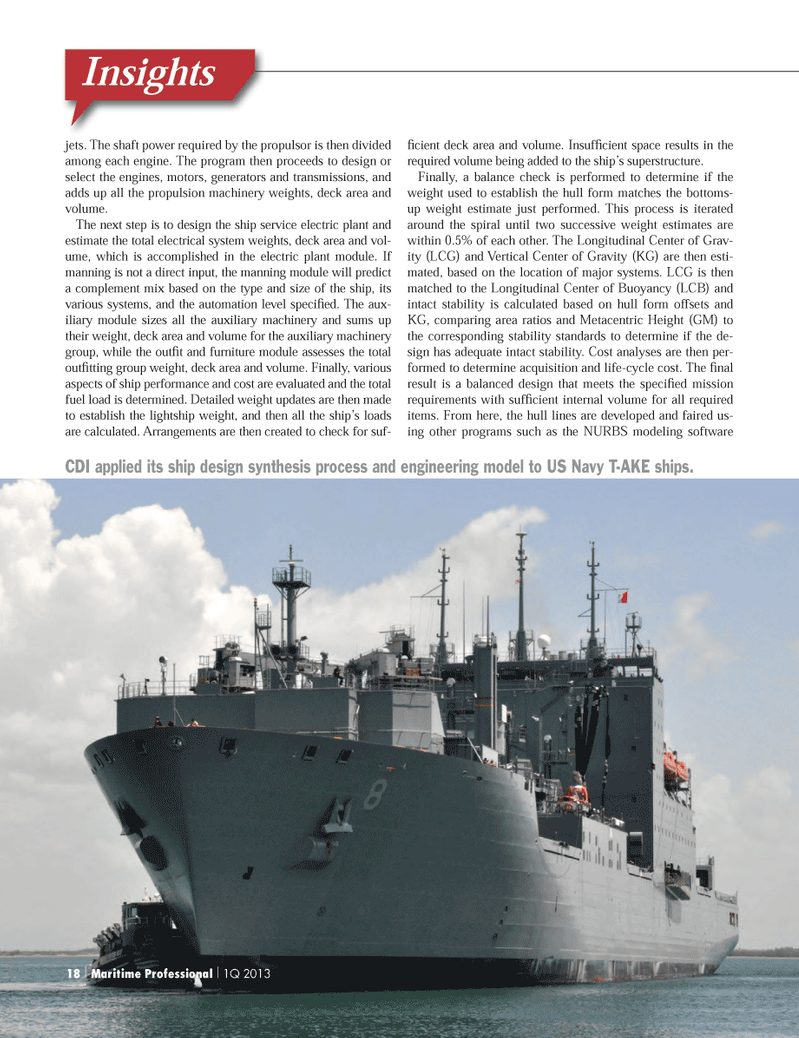 Maritime Logistics Professional Magazine, page 18,  Q1 2013