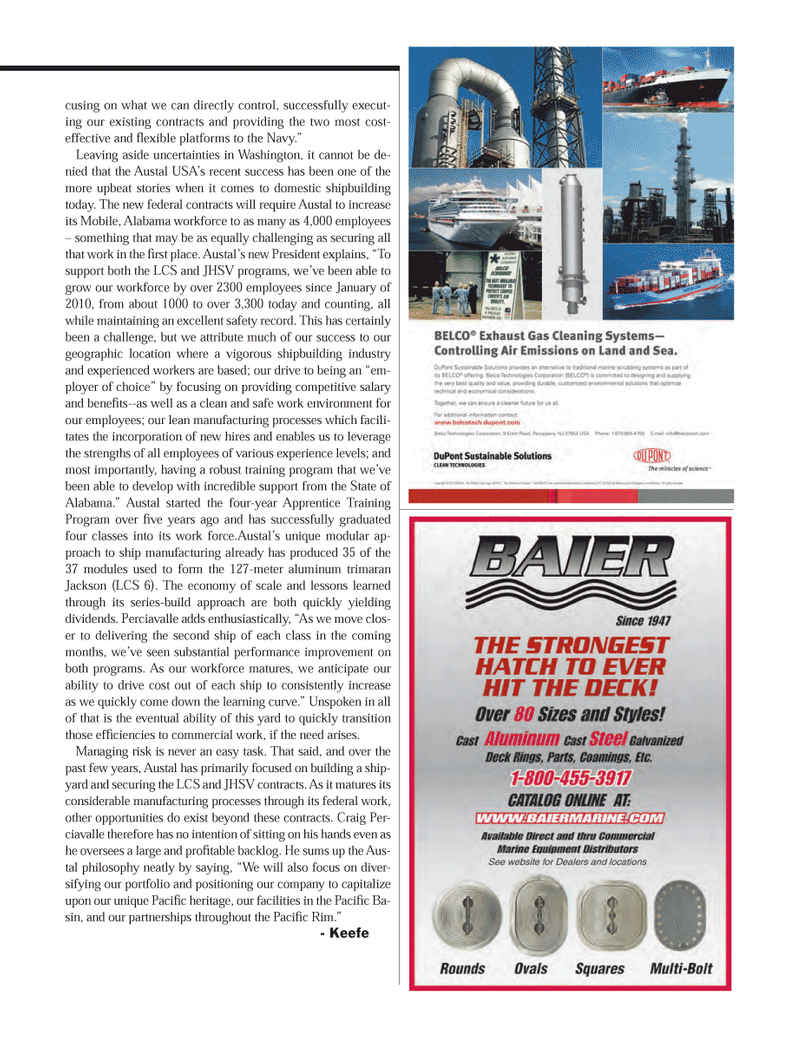 Maritime Logistics Professional Magazine, page 29,  Q1 2013