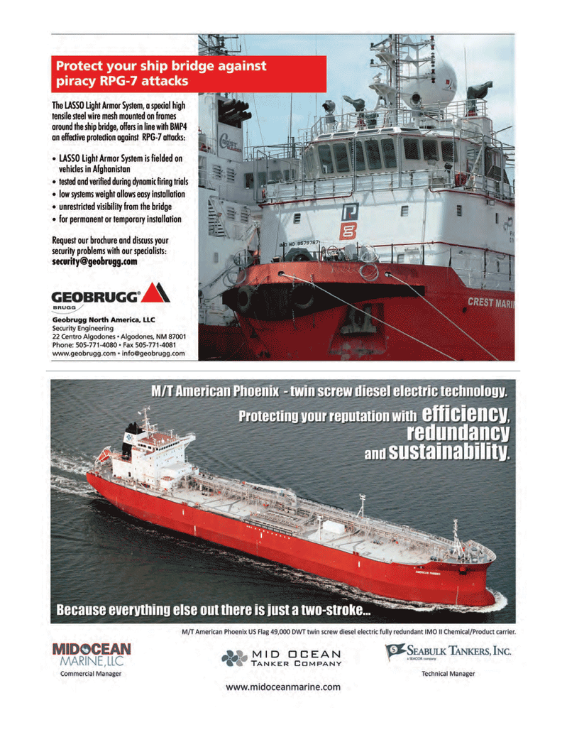 Maritime Logistics Professional Magazine, page 7,  Q1 2013
