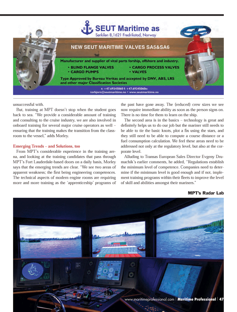 Maritime Logistics Professional Magazine, page 47,  Q3 2013