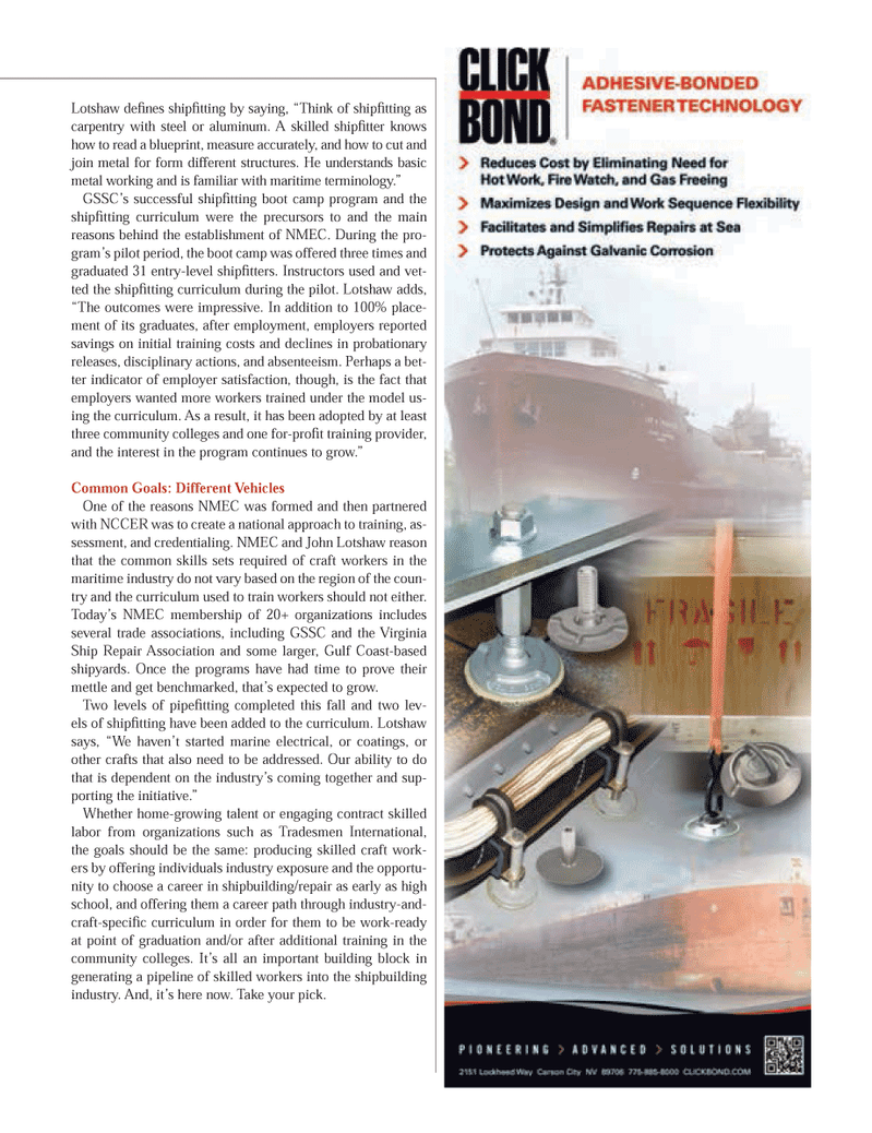 Maritime Logistics Professional Magazine, page 29,  Q4 2013