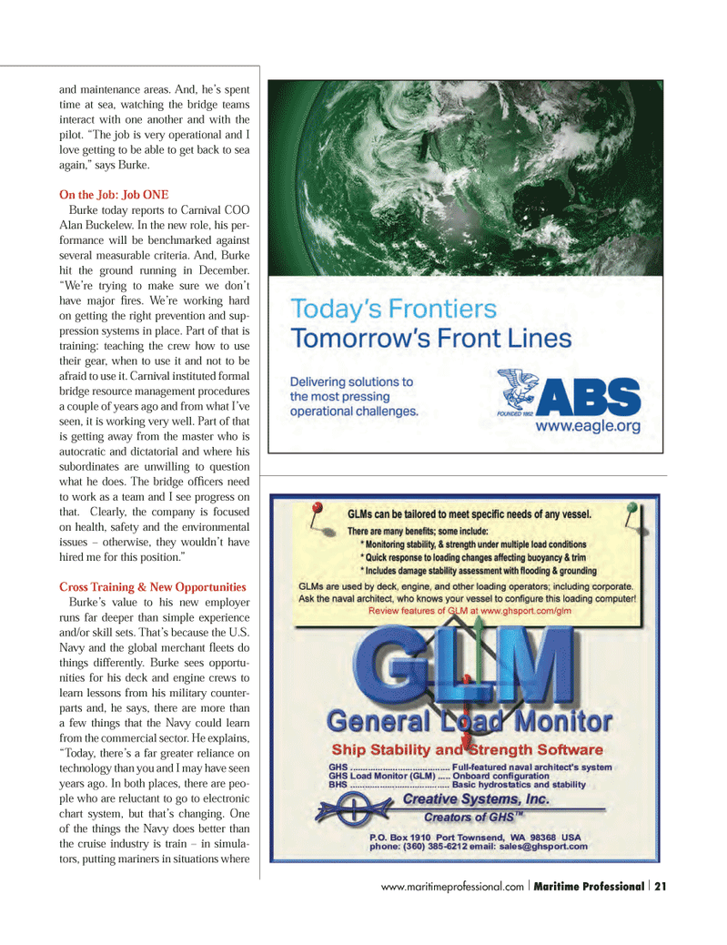 Maritime Logistics Professional Magazine, page 21,  Q1 2014