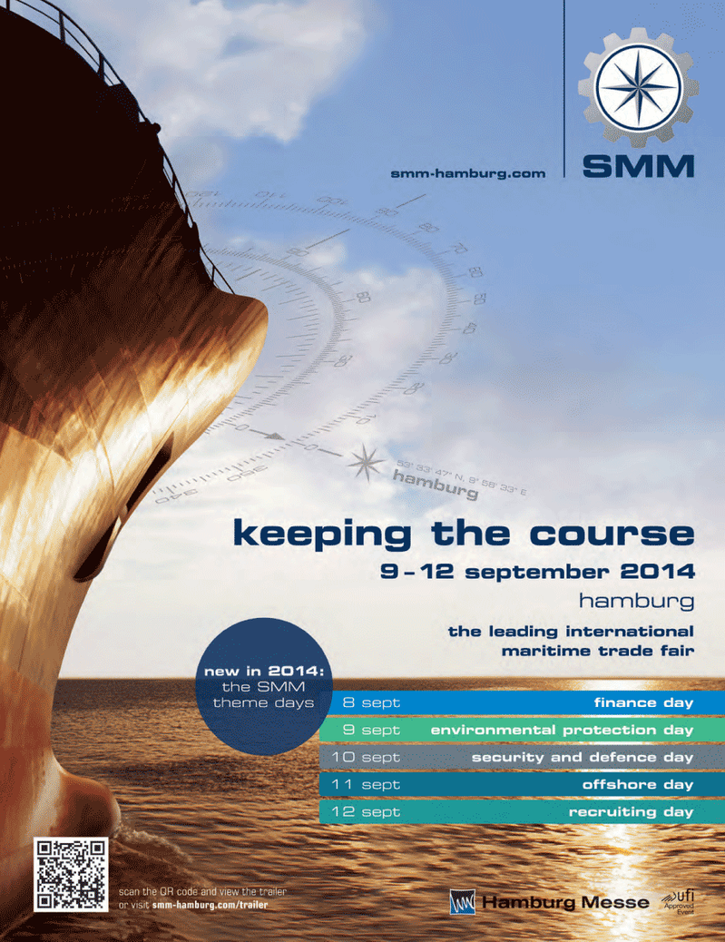Maritime Logistics Professional Magazine, page 3rd Cover,  Q1 2014