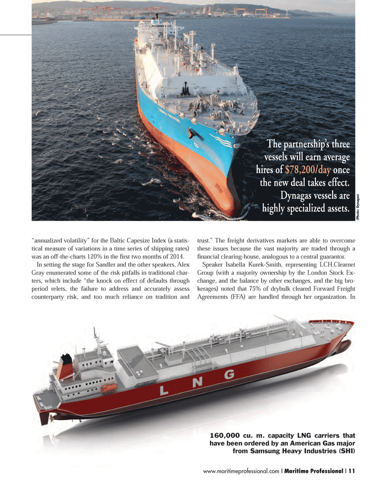 Maritime Logistics Professional Magazine, page 11,  Q2 2014