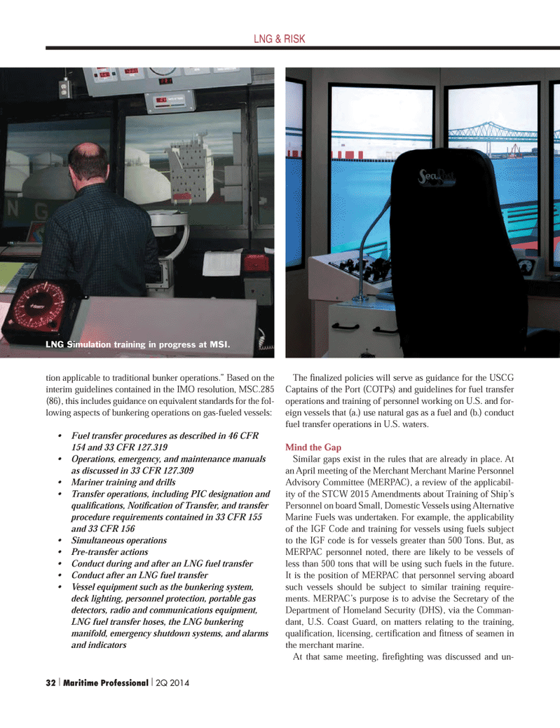 Maritime Logistics Professional Magazine, page 32,  Q2 2014
