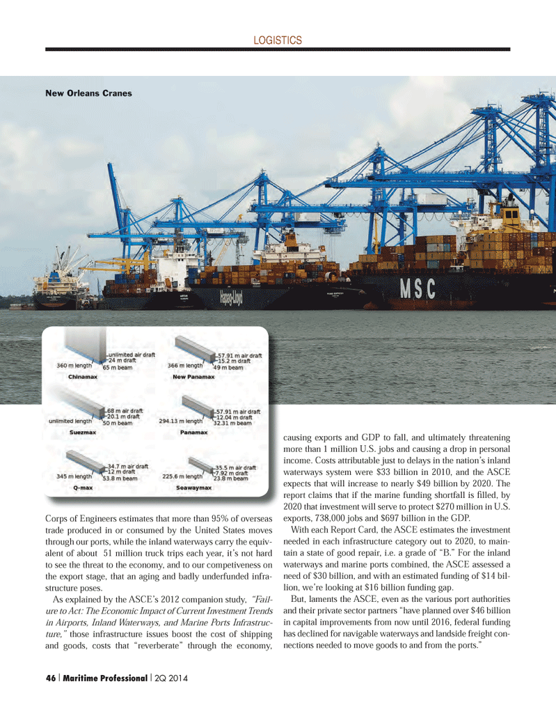 Maritime Logistics Professional Magazine, page 46,  Q2 2014